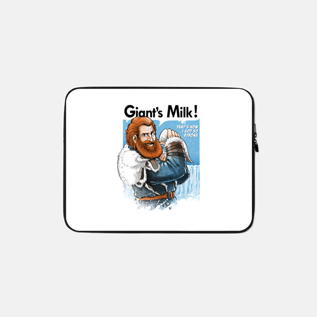 Giant's Milk!-none zippered laptop sleeve-alemaglia