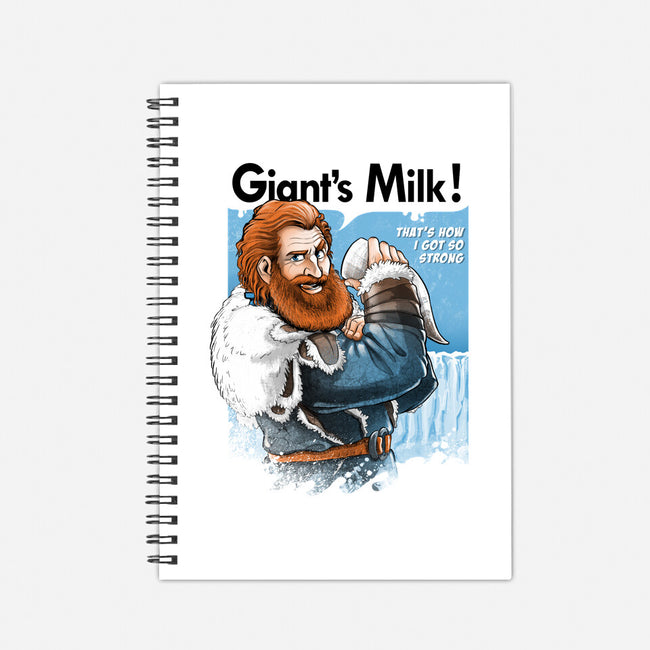 Giant's Milk!-none dot grid notebook-alemaglia