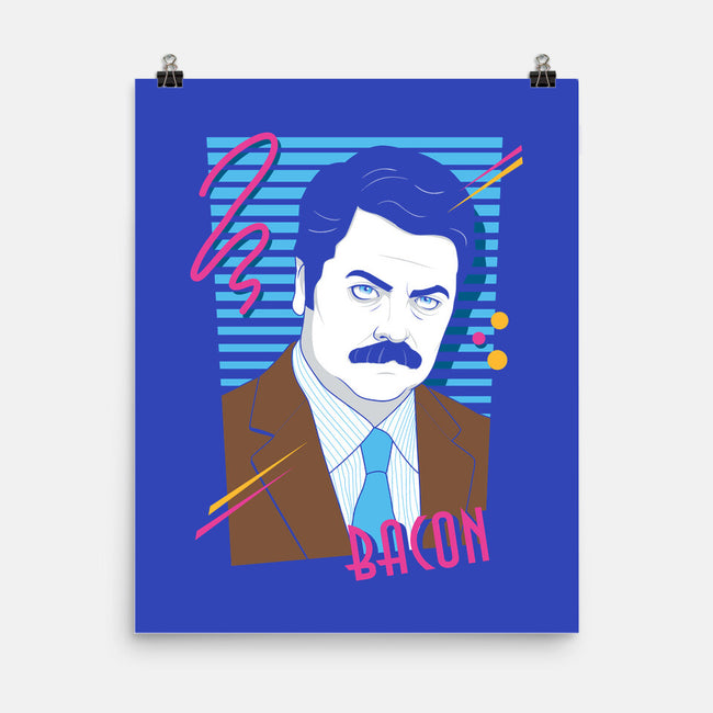 Gimme All the Bacon-none matte poster-Bamboota
