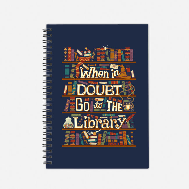 Go To The Library-none dot grid notebook-risarodil
