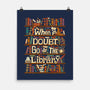 Go To The Library-none matte poster-risarodil