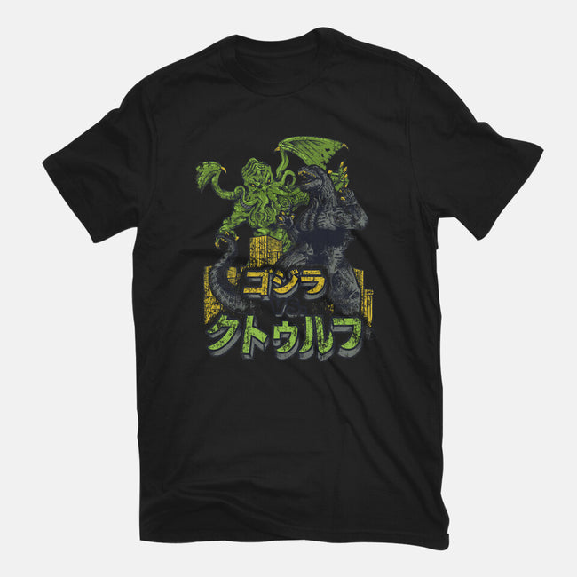 Godzilla vs. Cthulhu-mens basic tee-Melee_Ninja