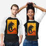 Gojira Noir-unisex baseball tee-thedarkcloak
