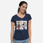 Golden Days-womens v-neck tee-ursulalopez