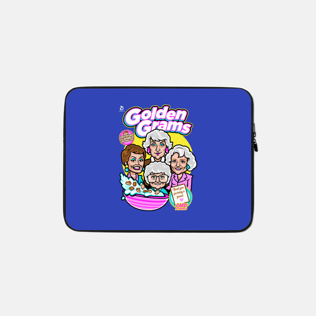 Golden Grams-none zippered laptop sleeve-harebrained