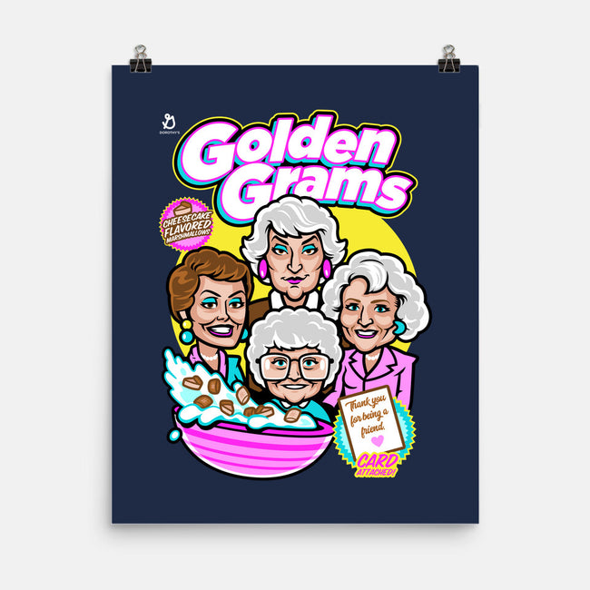Golden Grams-none matte poster-harebrained