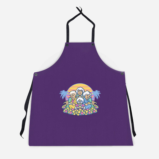 Golden Grannies-unisex kitchen apron-Harebrained