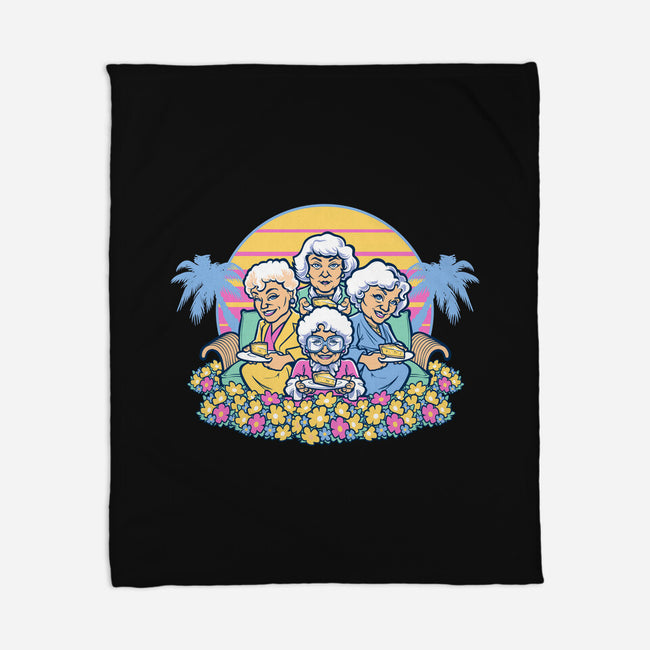 Golden Grannies-none fleece blanket-Harebrained