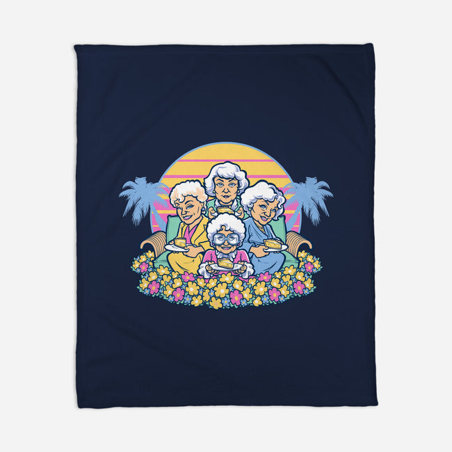Golden Grannies-none fleece blanket-Harebrained