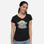 Golden Grannies-womens v-neck tee-Harebrained