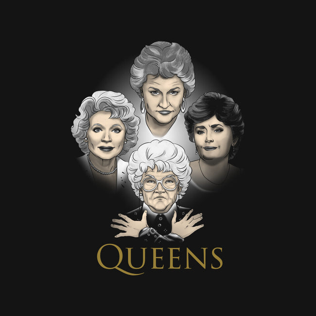 Golden Queens-none polyester shower curtain-ursulalopez