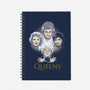 Golden Queens-none dot grid notebook-ursulalopez