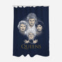Golden Queens-none polyester shower curtain-ursulalopez