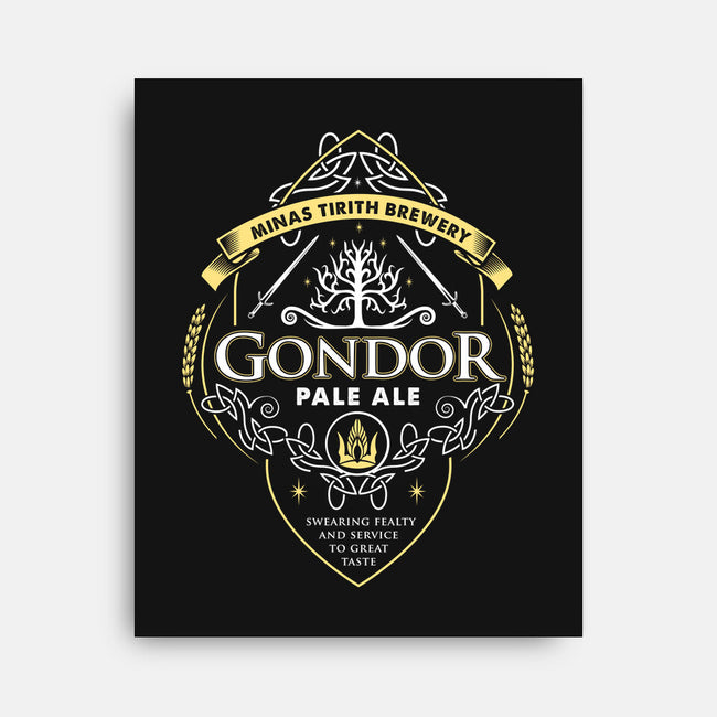 Gondor Calls for Ale-none stretched canvas-grafxguy