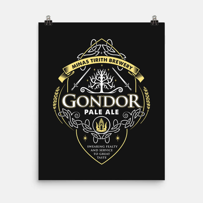 Gondor Calls for Ale-none matte poster-grafxguy