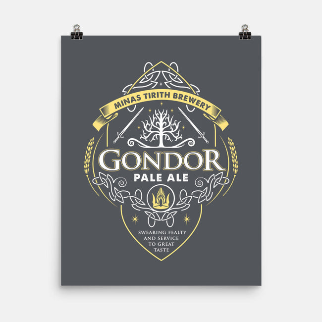 Gondor Calls for Ale-none matte poster-grafxguy