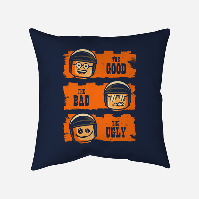 Good Cop, Bad Cop, Ugly Cop-none removable cover w insert throw pillow-BWdesigns