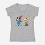 Good Grief, The Afterlife-womens v-neck tee-nothinghappenedtoday