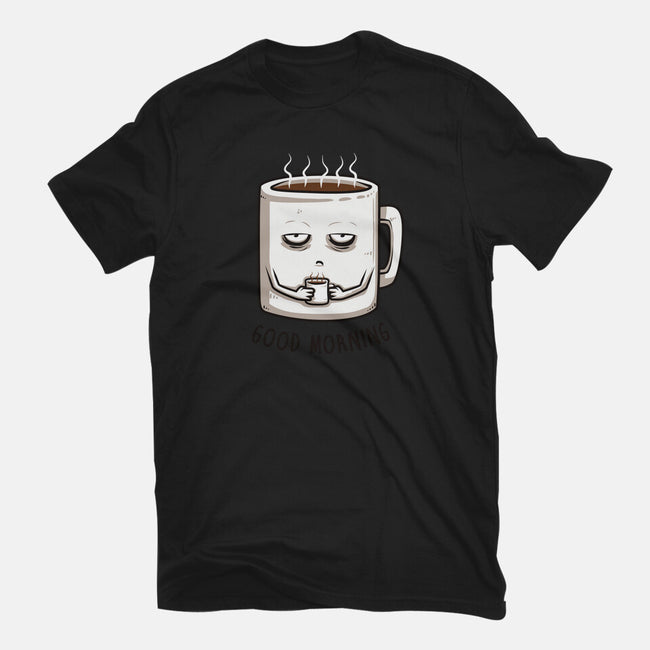 Good Morning-womens basic tee-ducfrench