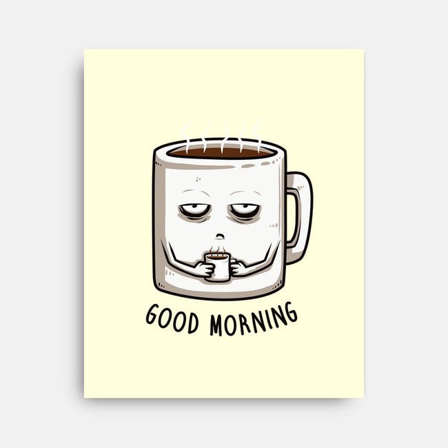 Good Morning-none stretched canvas-ducfrench