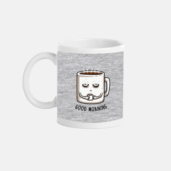 Good Morning-none glossy mug-ducfrench