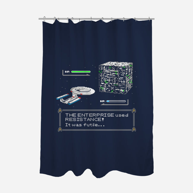 Gotta Assimilate 'Em All-none polyester shower curtain-RyanAstle