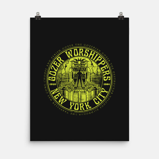 Gozer Worshippers NYC-none matte poster-RBucchioni