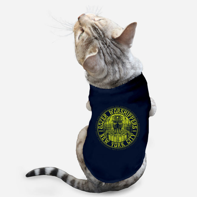 Gozer Worshippers NYC-cat basic pet tank-RBucchioni