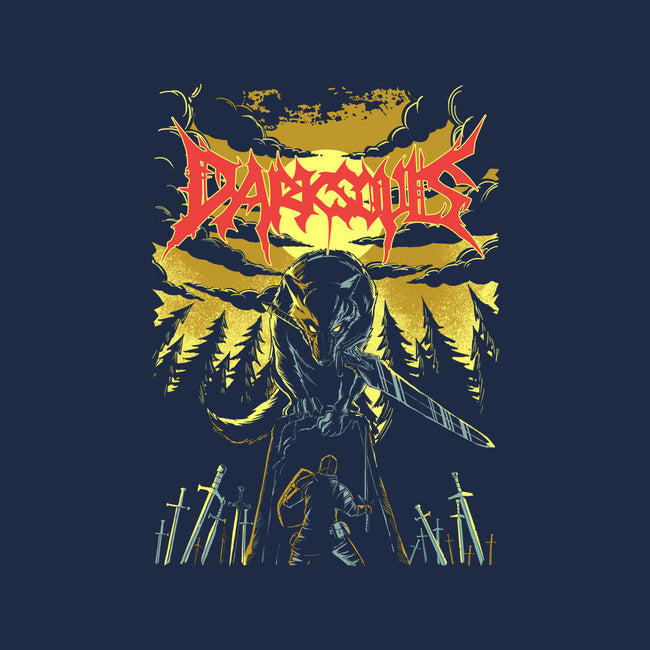 Great Grey Wolf Metal-baby basic tee-PeanutGolem