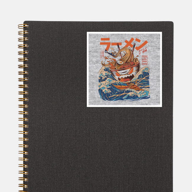 Great Ramen off Kanagawa-none glossy sticker-ilustrata