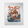Great Ramen off Kanagawa-none fleece blanket-ilustrata