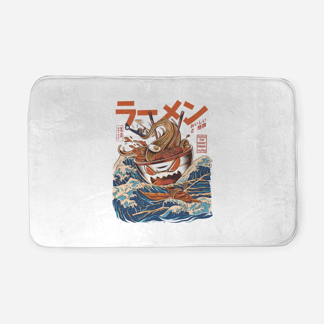 Great Ramen off Kanagawa-none memory foam bath mat-ilustrata