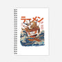 Great Ramen off Kanagawa-none dot grid notebook-ilustrata