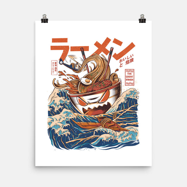 Great Ramen off Kanagawa-none matte poster-ilustrata