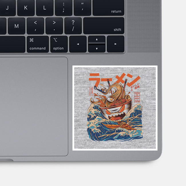 Great Ramen off Kanagawa-none glossy sticker-ilustrata
