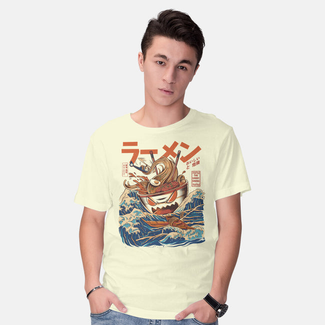 Great Ramen off Kanagawa-mens basic tee-ilustrata