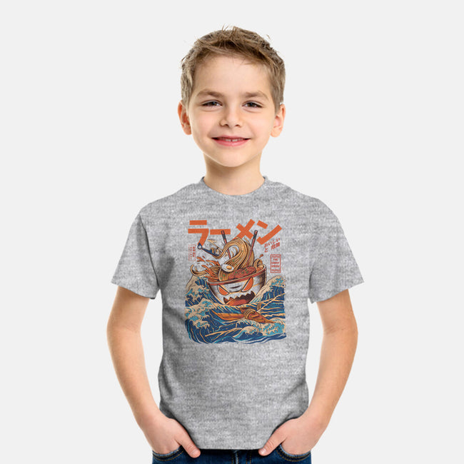 Great Ramen off Kanagawa-youth basic tee-ilustrata