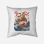 Great Ramen off Kanagawa-none removable cover w insert throw pillow-ilustrata