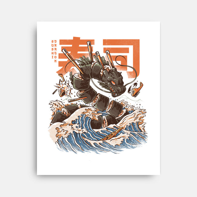 Great Sushi Dragon-none stretched canvas-ilustrata
