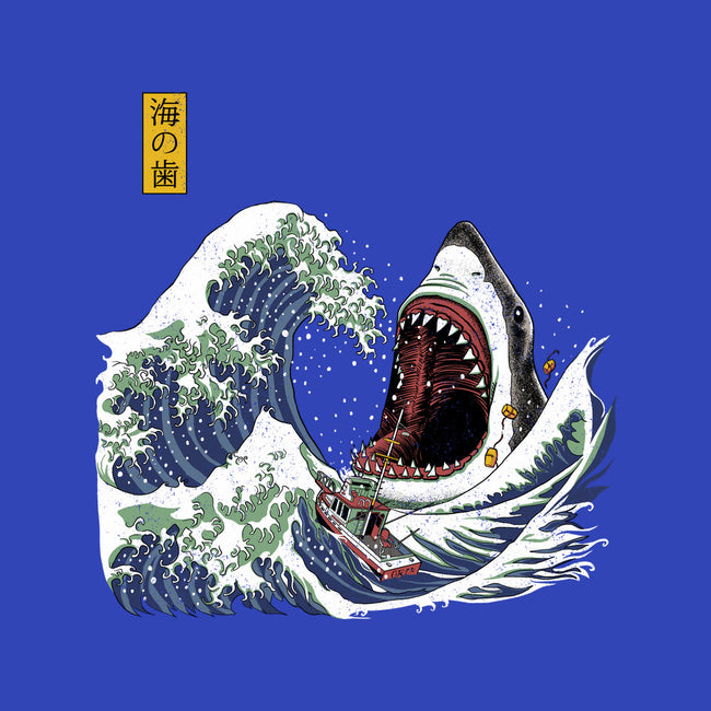 Great White off Amity-none stretched canvas-ninjaink