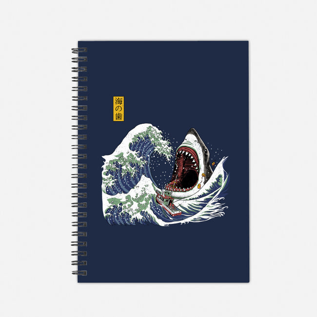 Great White off Amity-none dot grid notebook-ninjaink