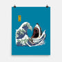 Great White off Amity-none matte poster-ninjaink