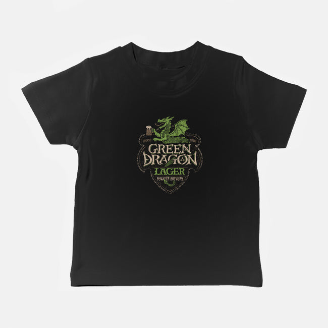 Green Dragon Lager-baby basic tee-CoryFreeman