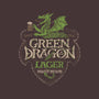 Green Dragon Lager-none removable cover throw pillow-CoryFreeman