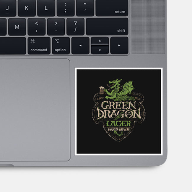 Green Dragon Lager-none glossy sticker-CoryFreeman