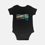 Greetings From Pawnee-baby basic onesie-Bamboota