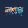 Greetings From Pawnee-womens off shoulder tee-Bamboota