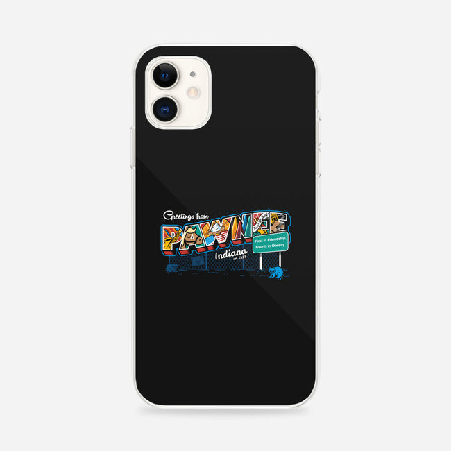 Greetings From Pawnee-iphone snap phone case-Bamboota