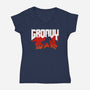 Groovy and Doomy-womens v-neck tee-Manoss1995
