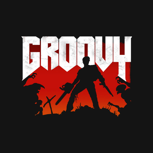 Groovy and Doomy-womens v-neck tee-Manoss1995